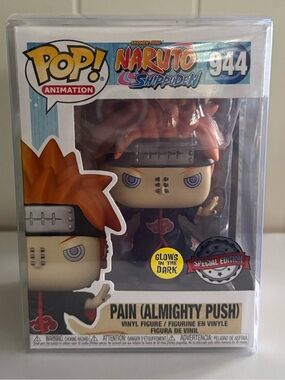 Funko Pop! Naruto Shippuden Pain (Almighty Push) Orange Black